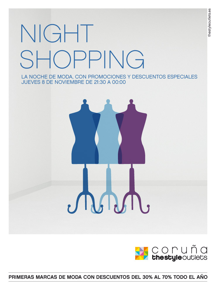 night shopping Coruña «The Style Outlets»