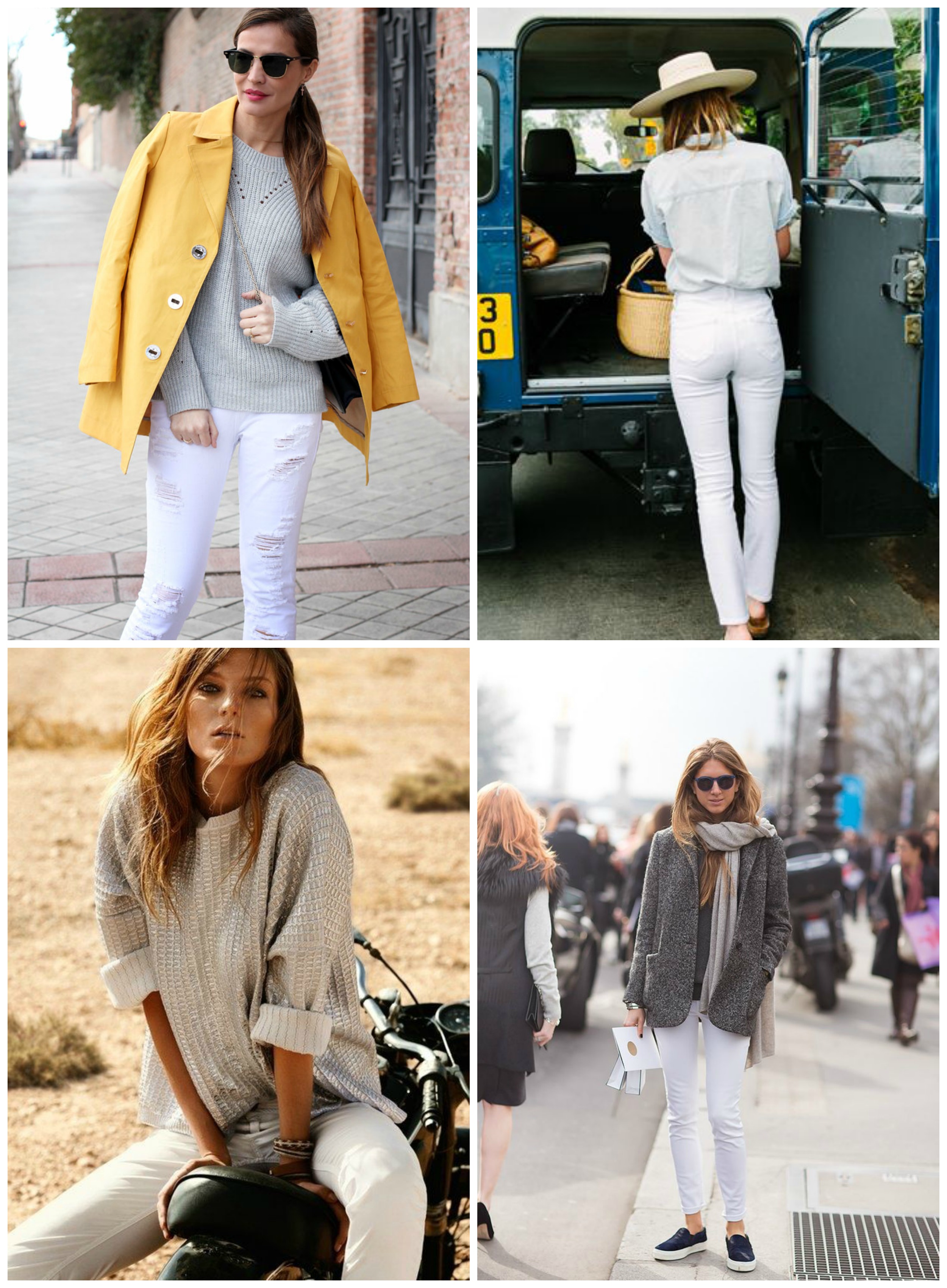 Inspiration: White jeans