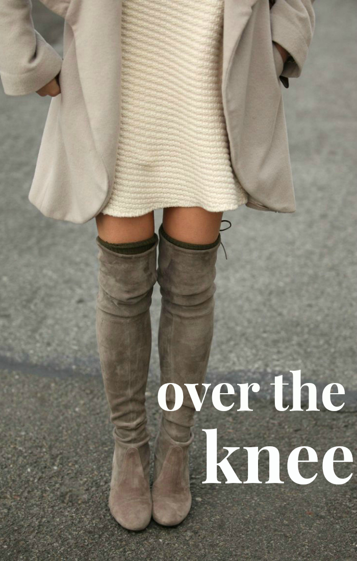 inspiration: over the knee boots