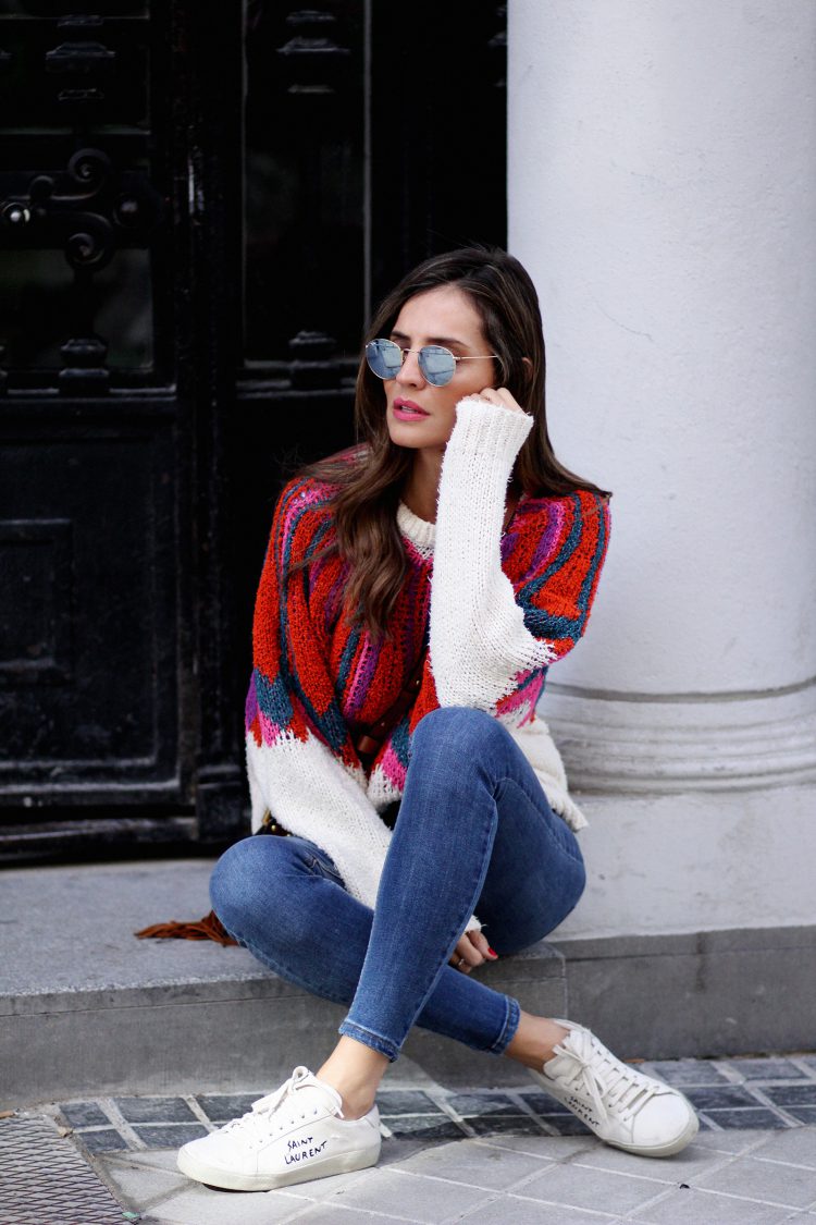 Colorful & cool sweater